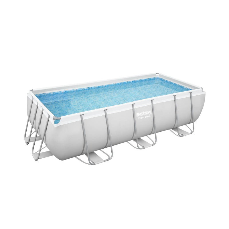 Piscine tubulaire rectangulaire 4,04 x 2,01 x 1 m LUNA