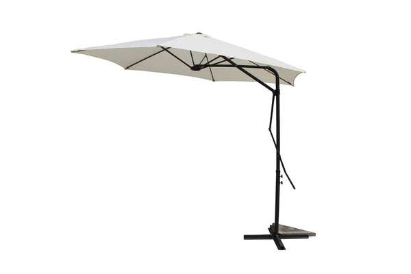 Parasol déporté avec ouverture innovante Ø 3m écru OITIS