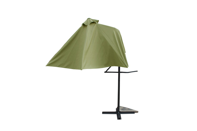 Parasol déporté avec ouverture innovante Ø 3m vert OITIS