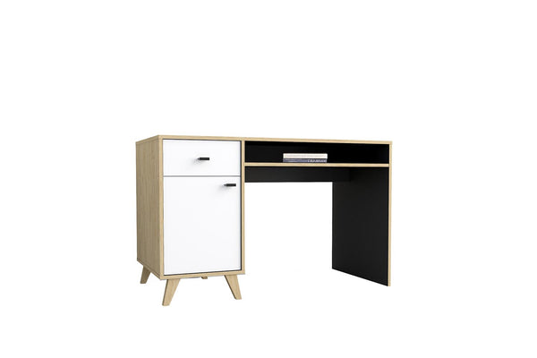 Larisa - Bureau en bois tiroir et placard