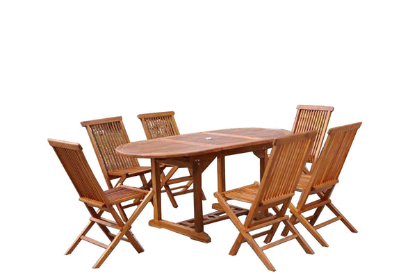Narra 6 Table ovale 6 chaises