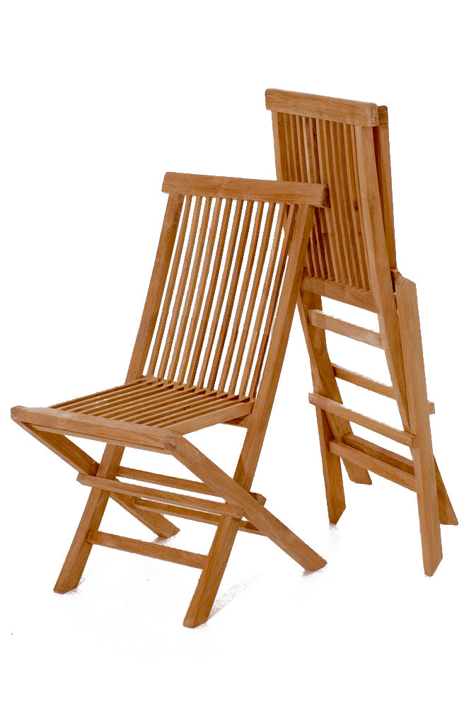 Table rectangulaire 4 chaises et 2 fauteuils en teck huilé NARRA