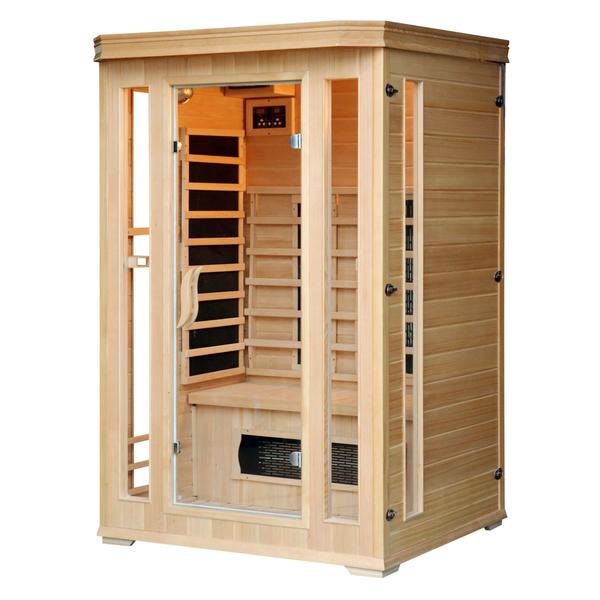 Cabine de sauna luxe infrarouge 2 places ABATE