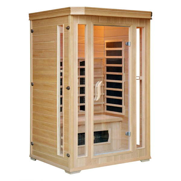 Cabine de sauna luxe infrarouge 2 places ABATE