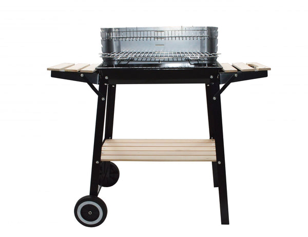 Barbecue mobile au charbon de bois 48 x 28 cm TABARANO