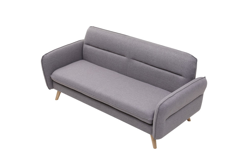 Valbo gris clair : canapé scandinave 3 places gris clair